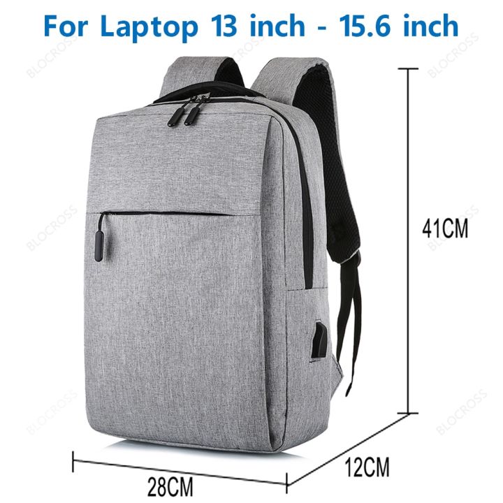 Laptop%20Backpack%20for%20MacBook%20Pro%2014%20inch%202021%20M1%20Pro/M1%20Max%20A2442%20Air/Pro%2013-13.3inch%20Women%20Men%20Travel%20Daypacks%20With%20USB%20Charging%20-%20Image%206