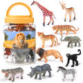 GC 10pcs Wild Animals Figures Toys Realistic Wild Zoo Animals Figurines Model Ornaments For Children Gifts. 