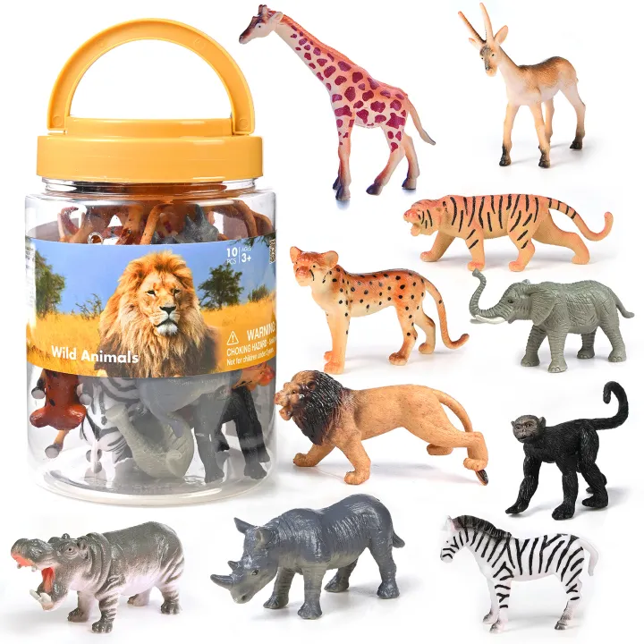 GC%2010pcs%20Wild%20Animals%20Figures%20Toys%20Realistic%20Wild%20Zoo%20Animals%20Figurines%20Model%20Ornaments%20For%20Children%20Gifts%20-%20Image%202