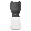 480 ML rtable Pet Water Bottle For s French Bull Pug Travel Puppy  Drinking Bowl Outdoor Pet Water Dispenser Feeder - Black - 480 ML. 
