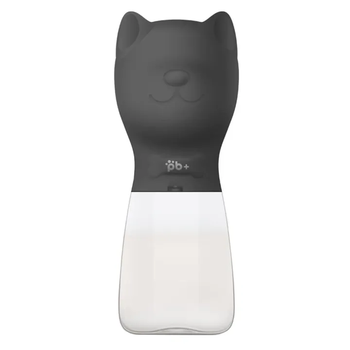 480 ML rtable Pet Water Bottle For s French Bull Pug Travel Puppy  Drinking Bowl Outdoor Pet Water Dispenser Feeder - Black - 480 ML