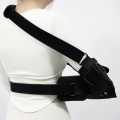 Universal Shoulder Abduction Arm Sling, Medical Support Brace, Black with Turquoise Accents | UM C-17.