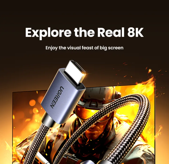 UGREEN%20HD171%208K%20HDMI%20Cable%20-%201M/2M/3M/5M%20-%20%208K%20HDMI%20Cable%20-%208K@60Hz,%204K@240Hz,%204K@165Hz,%204K@144Hz,%204K@120Hz,%201440P@144Hz%20-%20Bandwidth%2048Gbps%20-%20Wide%20Compatibility%20-%20Image%202