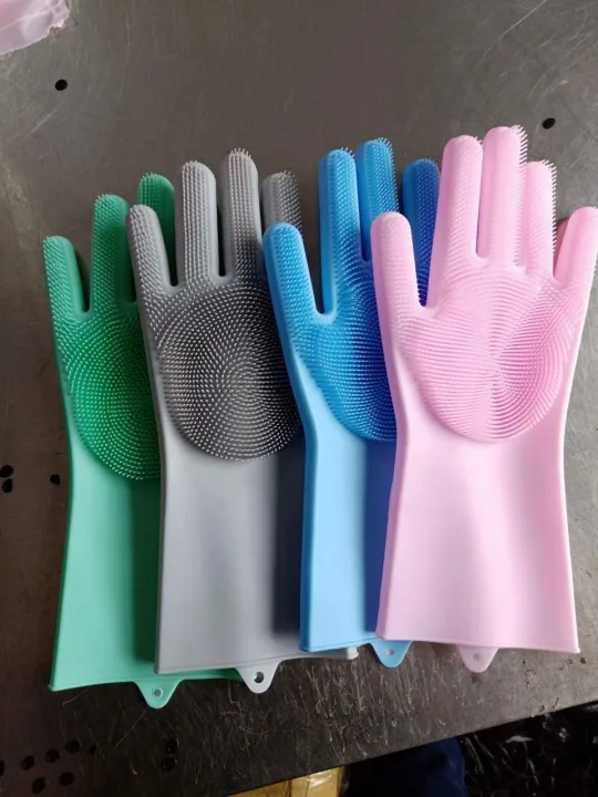 Silicone%20Dish%20washing%20Kitchen%20Hand%20Safety%20Gloves%20-%20Multicolor%202%20Piece%20Set%20-%20Hand%20Gloves%20-%20Image%203