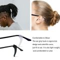 5/20pairs Silicone Anti-slip Ear Hook for Glasses Elastic Grip Temple Tip Stoppers Holder Eyeglasses Eyewear Retainer Holders. 