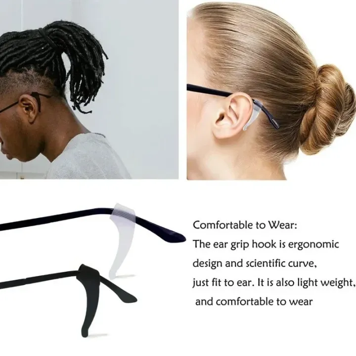 5/20pairs%20Silicone%20Anti-slip%20Ear%20Hook%20for%20Glasses%20Elastic%20Grip%20Temple%20Tip%20Stoppers%20Holder%20Eyeglasses%20Eyewear%20Retainer%20Holders%20-%20Image%204