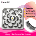 MAANGE 10Pair Mink Hair 3D Eyelashes 3D114: Dramatic Volume, Effortless Elegance. 