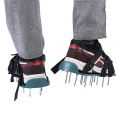 1 Pair of Lawn Aerator Shoes for Grass, Spiked Shoes Green Lawn Lawn Soil Loosening Aerator Spiked Shoes. 