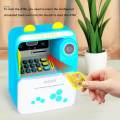 Piggy Bank Early Development Auto Scroll ATM Machine Electronic ATM Savings Machine for Age 3-8.