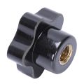 5Pcs M8 Female Thread 32mm Star Head Clamping Nuts Knob Grip Handle.