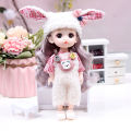 Douyin doll loli set constant tide confused Barbie doll can be dressed up girl play house toys. 
