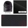 GAMING DESKTOP MAT E-SPORT HONEYCOMB PATTERN 300*700*2MM ANTI-SKID RUBBER MOUSE PAD. 