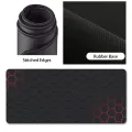 GAMING DESKTOP MAT E-SPORT HONEYCOMB PATTERN 300*700*2MM ANTI-SKID RUBBER MOUSE PAD. 
