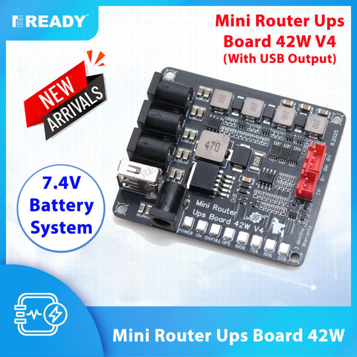 Mini Router Ups Board 42W V4 Mini Router UPS Borad 42W V4 Battery ...
