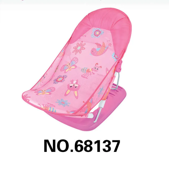 Foldable%20chair,%20baby%20net%20pocket,%20lying%20support,%20non%20slip%20frame,%20newborn%20shower%20-%20Image%205