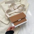 Fashion Wide Strap Crossbody Bags For Daily Used, Square Matte Pu Leather Shoulder Bags Handbags For Women. 