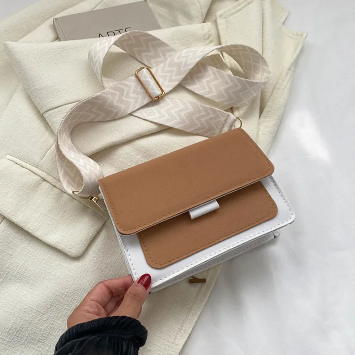 Fashion%20Wide%20Strap%20Crossbody%20Bags%20For%20Daily%20Used,%20Square%20Matte%20Pu%20Leather%20Shoulder%20Bags%20Handbags%20For%20Women%20-%20Image%202
