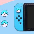 (NEW)1 pair analog thumb stick silicone grips Joy Con caps for Nintendo Switch NS Joy Con controller sticks.