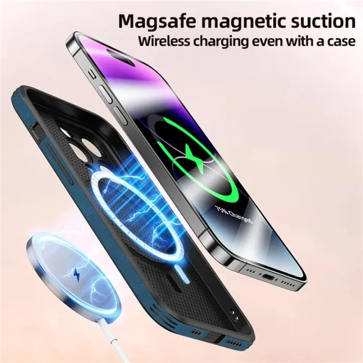 Deer%20A%20Bold%20Attempt%20is%20Half%20Success%20Leather%20Case%20For%20iPhone%2011%2012%2013%2014%20Pro%20Max%20Magsafe%20Magnetic%20Wireless%20Charging%20vehicle%20Cover%20-%20Image%204