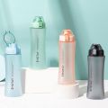 660ml BPA-Free Frosted SHOTAY Water Bottle – Leak-Proof Flip Cap & Sipper | Reusable & Unbreakable Bottle for Office, Gym, School & Outdoor Use (Blue, Green, Pink, Ash).