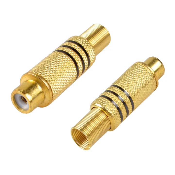 Harmony%20RCA%20Connector%20Plug,6-Pack%20RCA%20Female%20Plug%20Screws%20Audio%20Video%20In-Line%20Jack%20Adapter%20Gold%20Plated%20Solder%20Type,gold%20-%20Image%204