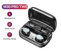 M30 TWS Bluetooth 5.2 Earphones Stereo Sports Waterproof Earbuds Wireless Headphones HIFI Music Headset with LED Display Charging Box by gadget shop. 