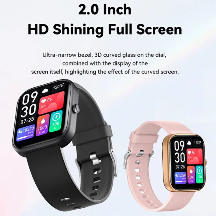 Men Smartwatch Fashion Bluetooth Call BT Music Alarm Clock Voice Assistant Waterproof Smart Watches For Android Phone G21