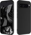 For Google Pixel 9 Pro XL Silicone Soft Gel Rubber Slim Liquid Cover Shockproof Protective Anti-Scratch Phone Case.