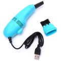 Sky Blue - STF 2020 Mini USB Vacuum Cleaner. 