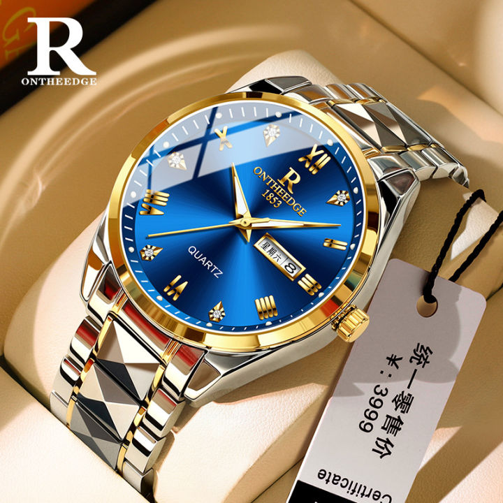 Ruizhiyuan brand Swiss watch men's business non mechanical waterproof luminous quartz watch cross-border foreign trade wholesale