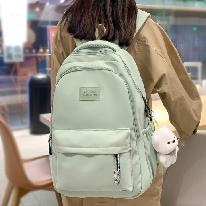 New Female Fashion Lady High Capacity Waterproof College Backpack