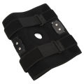 Knee Pads, Meniscus Protection One Piece Buckle Hinged Knee Pad 2 Aluminum Support Strips Soft Spacer for Outdoor for Male for Female. 