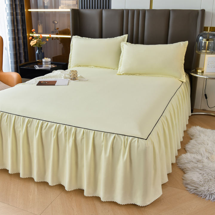 3DWF%20Bedspread,%20Bedspread,%20Skirt%20Bed%20Cover,%20Single%20Piece%20Protective%20Cover,%201.5m%201.8m%20Bed%20Sheet,%20Skirted%20Fitted%20Sheet,%20180x200%20Three%20-%20Image%202