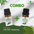 Vishmanni Rosemary & Tea tree Essential oil combo pack ( 10 ml each). 