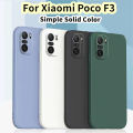 Original For Xiaomi Poco F3 Silicone Full Cover Case Antifouling Phone Case Cover.