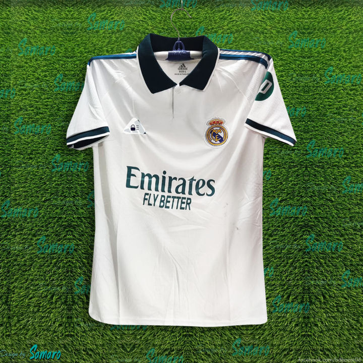 Real Madrid Jersey 2026/27 Premium Polo Football Jersey For Man - Half Sleeve Collar Polo Jersey - Real Madrid Jersey 2026