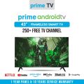 prime TV 43 TV FHD Frameless Voice Control Android Smart TV. 