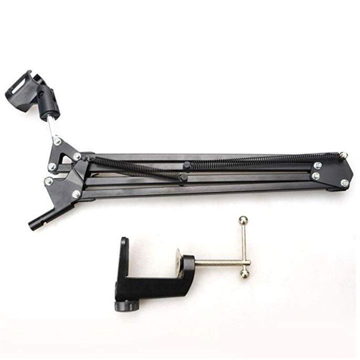 NB-37%20Microphone%20Stand%20Desk%20Adjustable%20Suspension%20Boom%20Scissor%20Arm%20Stand%20For%20Microphones%20With%20Mic%20Windscreen%20-%20Image%206
