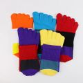 Sport 5 Finger Socks Man Compression Colorful Fitness Marathon Sweat-Absorbing Bike Badminton Tennis Toe Short Travel Socks. 