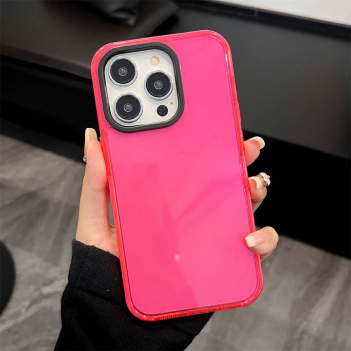 Neon%20Fluorescent%20Color%20Transparent%20Phone%20Case%20For%20iPhone%2015%2011%2012%2013%2014%20Pro%20Max%20Plus%20Bumper%20Clear%20Shockproof%20Soft%20Silicone%20Cover%20-%20Image%202