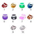 10 Colors Women Men Transparent PVC Plastic Sunshade Hat Frosted Sweet Candy Color Empty Open Top Sports Beach Sun Visor Cap Str. 