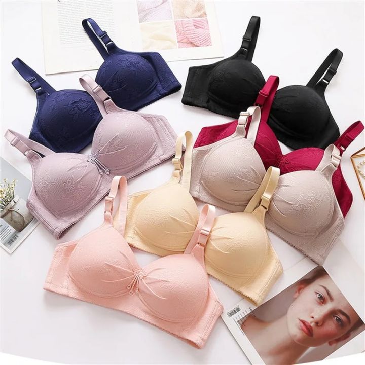 36-44%20AB%20Large%20Size%20Bras%20Women%20Push%20Up%20Brassiere%20Wireless%20Bralette%20Tops%20Big%20Breast%20Seamless%20Mother%20Middle%20Aged%20Underwear%20-%20Image%202