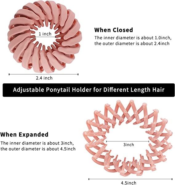 3%20Pcs%20Bird%20Nest%20hair%20clip%20Fashion%20Hair%20Clips%20Expandable%20Pony%20Tail%20Holders%20Hair%20Accessories%20-%20Hair%20Band%20-%20Image%206