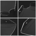 2Pcs Acrylic Corner Shelf Floating Wall Storage Shelf Display Speaker Organizer Bedroom Kitchen Storage Holder,Clear. 