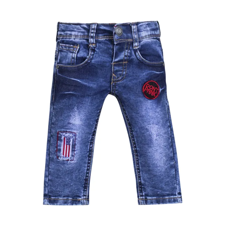Kid's%20Boys%20Stylish%20American%20Flag%20Printed%20Denim%20Button%20with%20Elastic%20Waist%20Jeans%20Full%20Pants%20(0%20months%20to%203%20years)%20for%20yours%20Babys%20Smile%20-%20Image%202