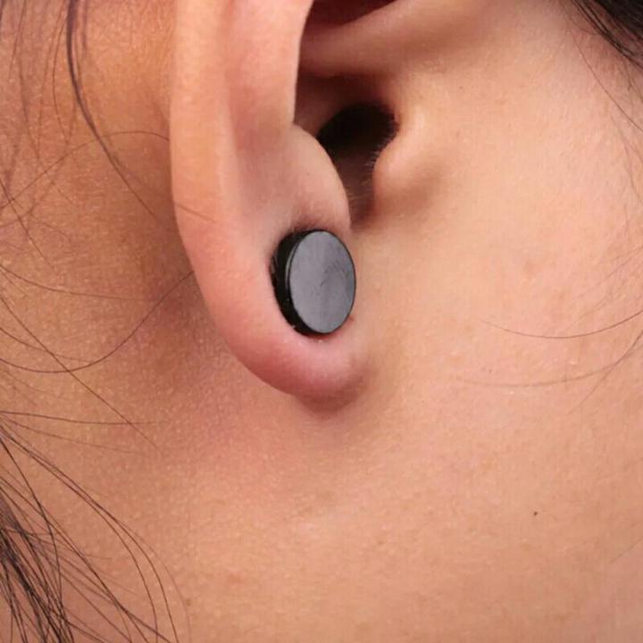 Stylish Black Magnet Ear Ring For Man & Women