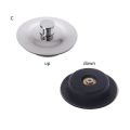 Stainless Steel Rubber Bath Tub Sink Floor Drain Plug Water Stopper Tool For Kitchen Laundry Bathroom. 