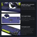 E-YOOSO Z94 USB Mechanical Gaming Keyboard Wired Monochrome LED Backlit Blue Red Switch 94 Key for Compute Laptop PC. 