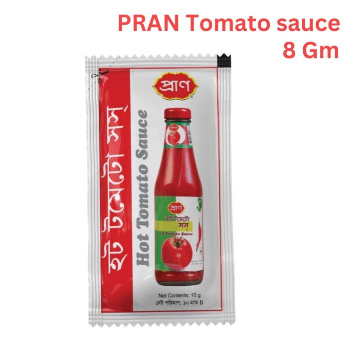 Pran Tomato sauce-8gm 30 pcs