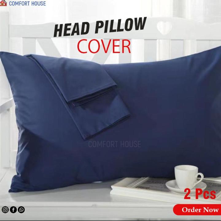 1 Pair Cotton Head Pillow Cover